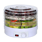 Multi-Tier Fruit and Vegetable Dehydrator - Adjustable Temperature Control, Stackable Trays for Home Drying