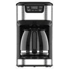 Modern Automatic Drip Coffee Machine: Suitable for Hotels, Households, Outdoor Use and RVs, with Stainless Steel Body and Electric Operation