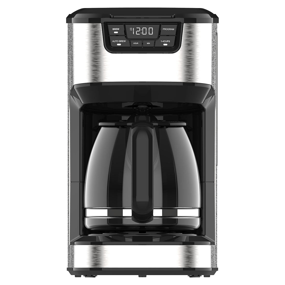 Modern Automatic Drip Coffee Machine: Suitable for Hotels, Households, Outdoor Use and RVs, with Stainless Steel Body and Electric Operation