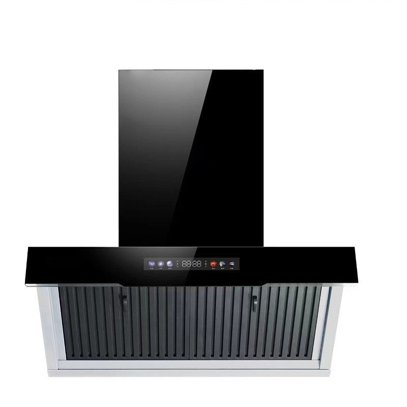 40-Layer Aluminum Mesh Range Hood - Powerful Side-Draft, Efficient & Energy Saving