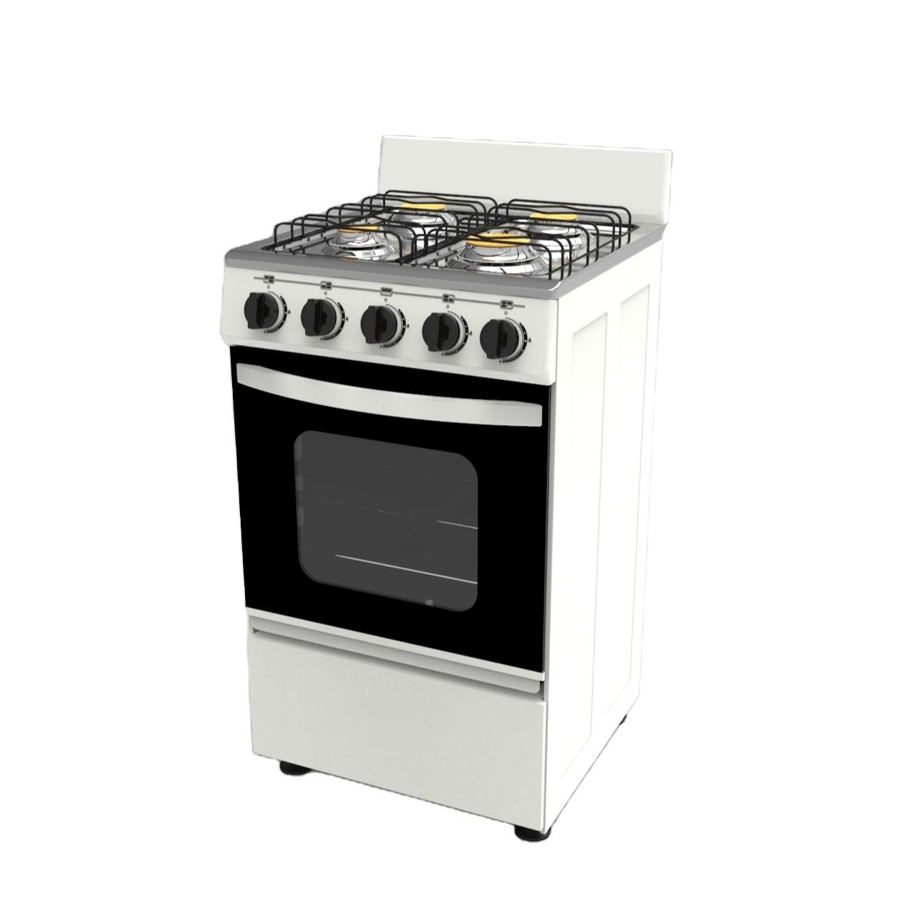 Custom 4 gas head freestanding gas stove oven all-in-one machine high power embedded household double stove liquefied gas wholesale
