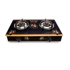 Custom made in China high quality Kitchen Queen tempered glass top gas stove built-in home tabletop style wholesale