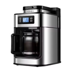 Professional Italian Espresso Machine, Equipped with Automatic Milk Frother – Suitable for Office and Home Use, Capable of Making Espresso, Cappuccino and Latte, with Stainless Steel Construction