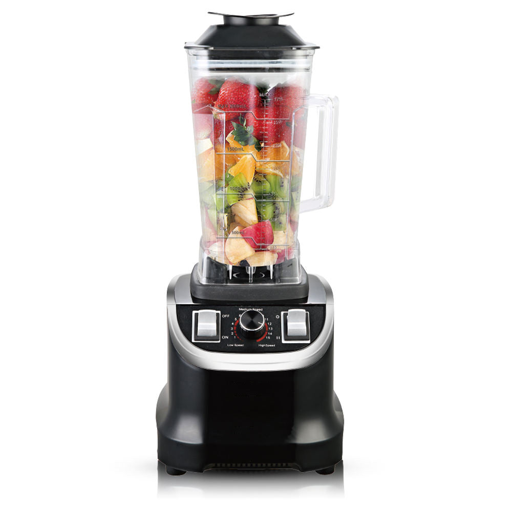 Professional-Grade 4500W High-Speed Electric Stainless Steel Kitchen Blender 2L Slow Juicer Waterproof