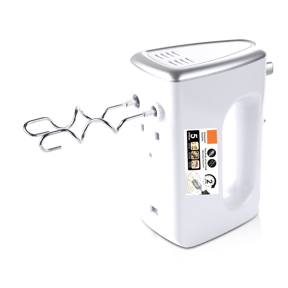 5-Speed Electric Hand Mixer: Powerful Egg Beater for Baking, Whipping & Dough Mixing