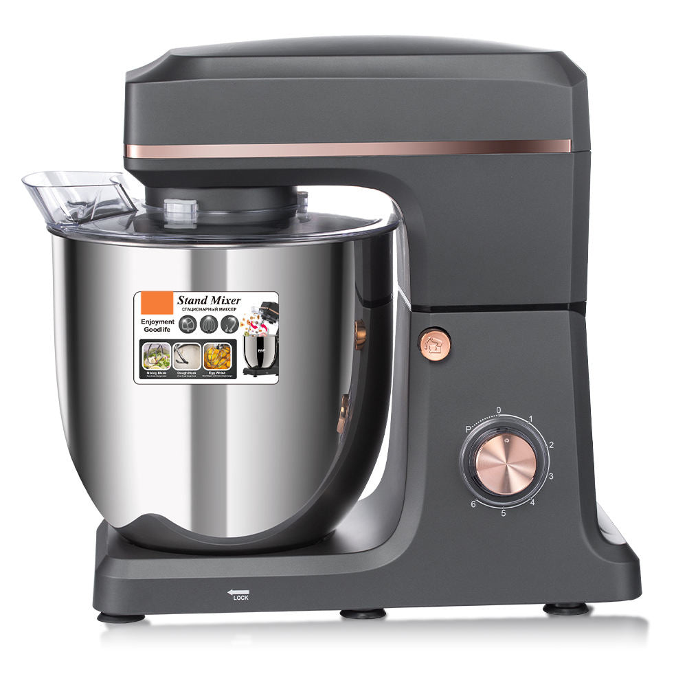 Premium 6-Speed Stand Mixer with Stainless Steel Bowl – Perfect for Baking & Dough Mixing