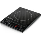 Polka Dot Induction Cooktop - Multi-Function Electric Stove with Precise Temperature Control & Stylish Design Sleek Black Indu