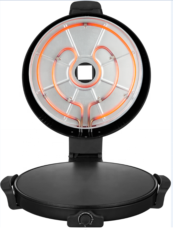 Multifunctional Electric Baking Pan for Home Use, a Dual-Sided Heating Appliance for Making Pancakes and Flatbreads, with Knob Temperature Control and Non-Stick Coating, Ideal as a Breakfast Maker