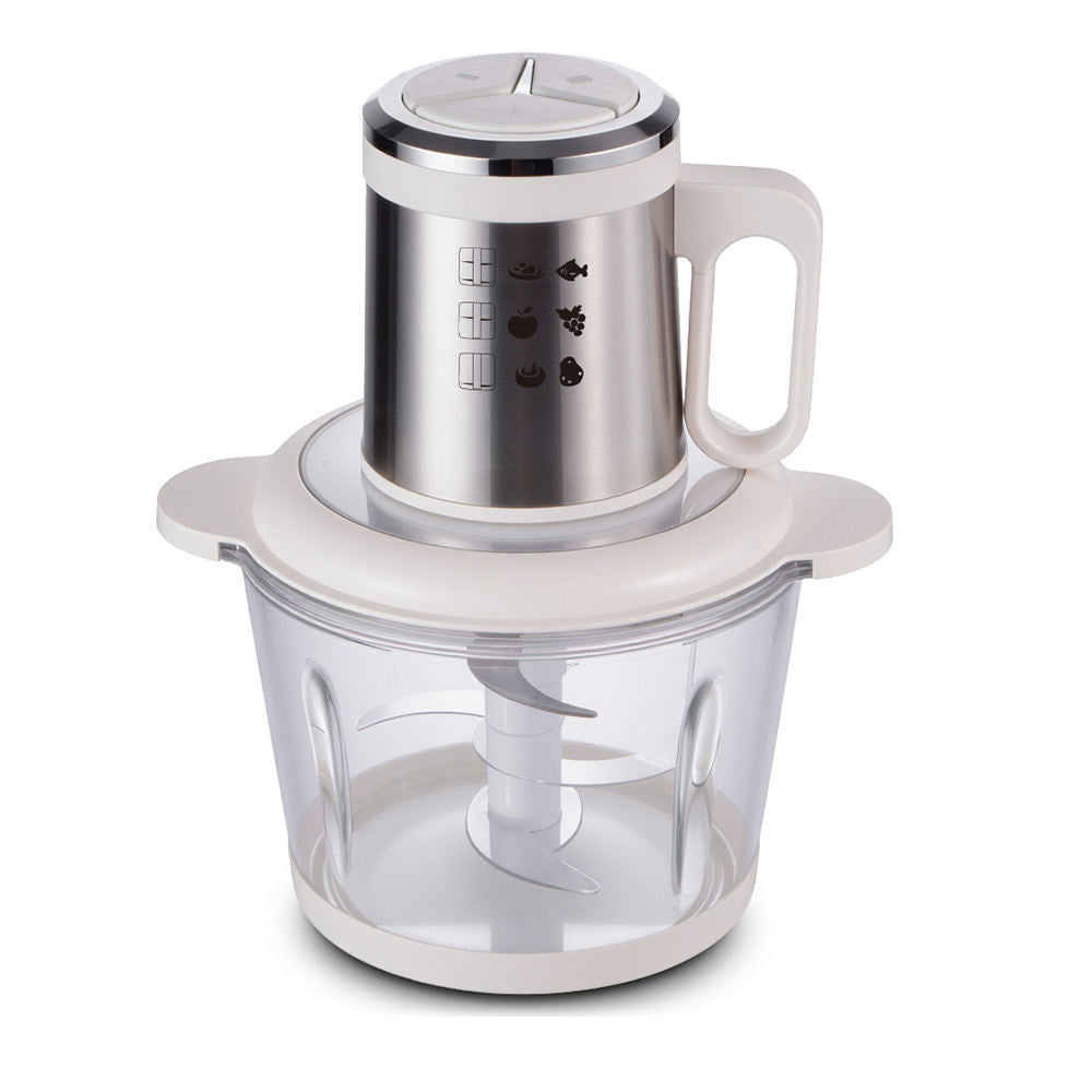 Stainless Steel Electric Food Chopper - Multi-Function Meat Grinder for Meat, Vegetables & Fruits