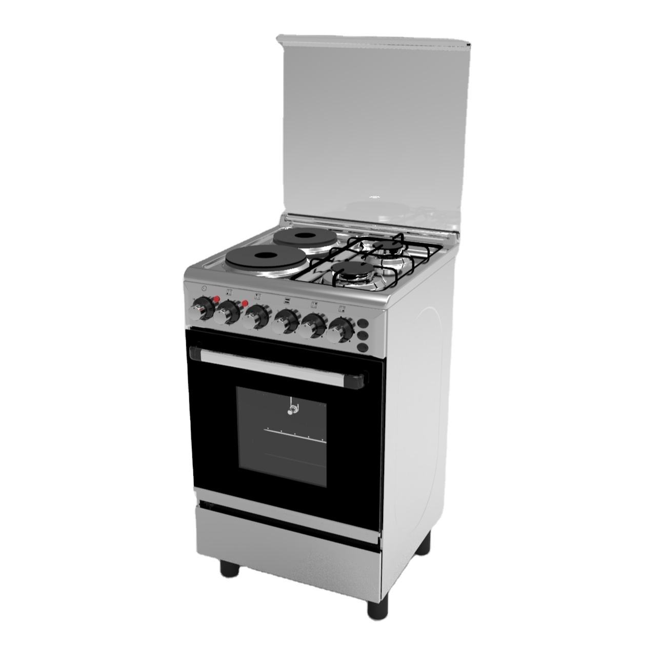 Customizable 21-inch countertop gas stove and oven in 50x50cm standard size with automatic ignition. Great value wholesale for restaurants, hotels, and commercial use.