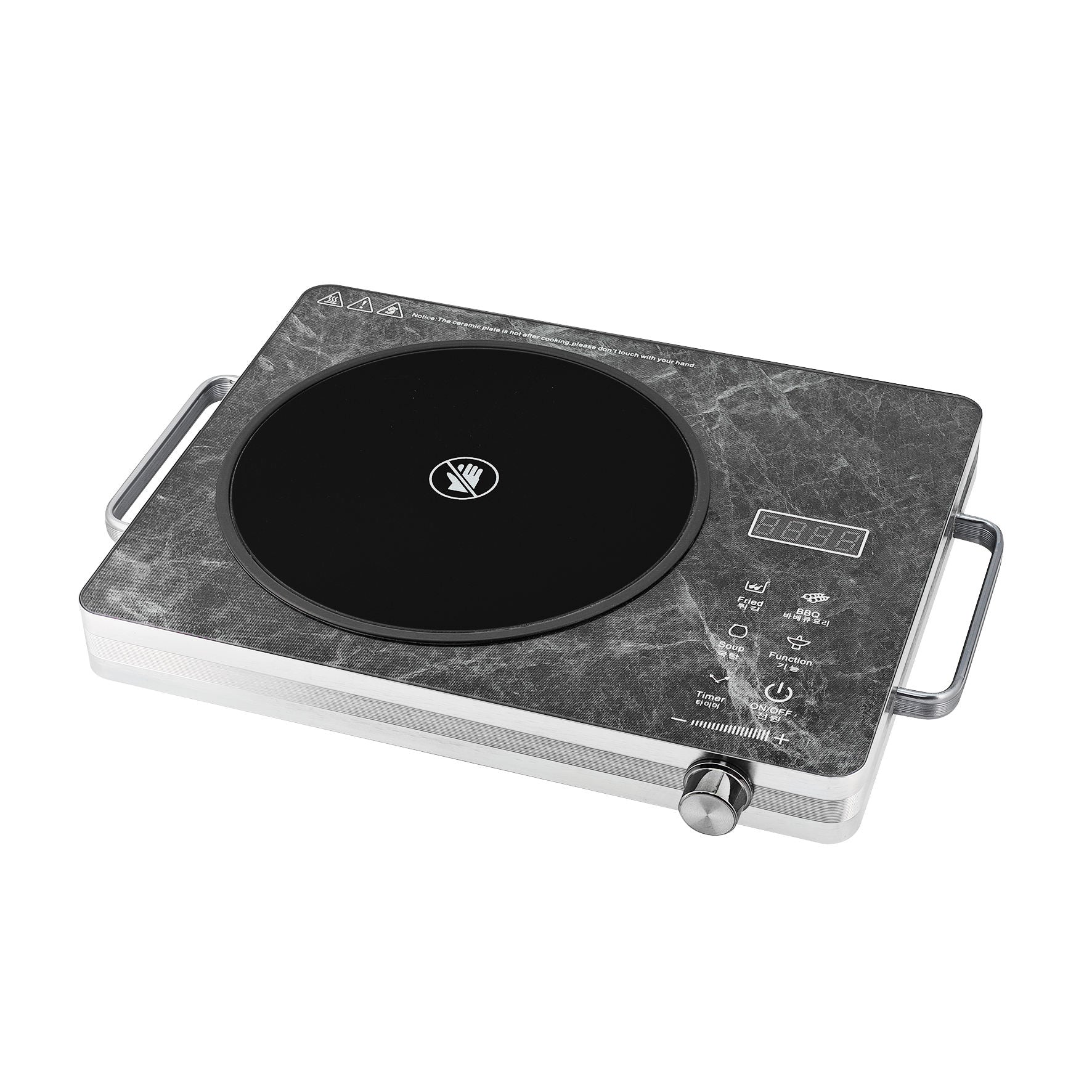 Marble Texture Electric Ceramic Cooktop - Multi-Function Portable Infrared Burner with Precision Control