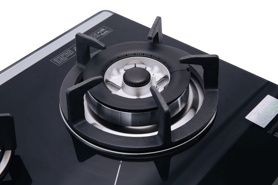 High quality Kitchen Queen triple burner built-in hob tempered glass surface gas stove made in China