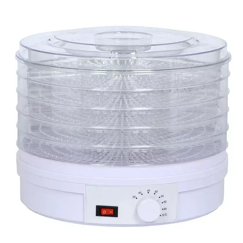 Multi-Tier Fruit and Vegetable Dehydrator - Adjustable Temperature Control, Stackable Trays for Home Drying