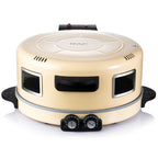 Electric Countertop Crispy-Crust Pizza Oven for Indoor Use, Family-Size, Ideal for Baking Delicious Foods