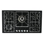 Customized wholesale multi-burner gas stove with 5 burners. Cross-border selection. Multi-burner cooking. Suitable for kitchens around the world.