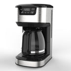 Modern Automatic Drip Coffee Machine: Suitable for Hotels, Households, Outdoor Use and RVs, with Stainless Steel Body and Electric Operation