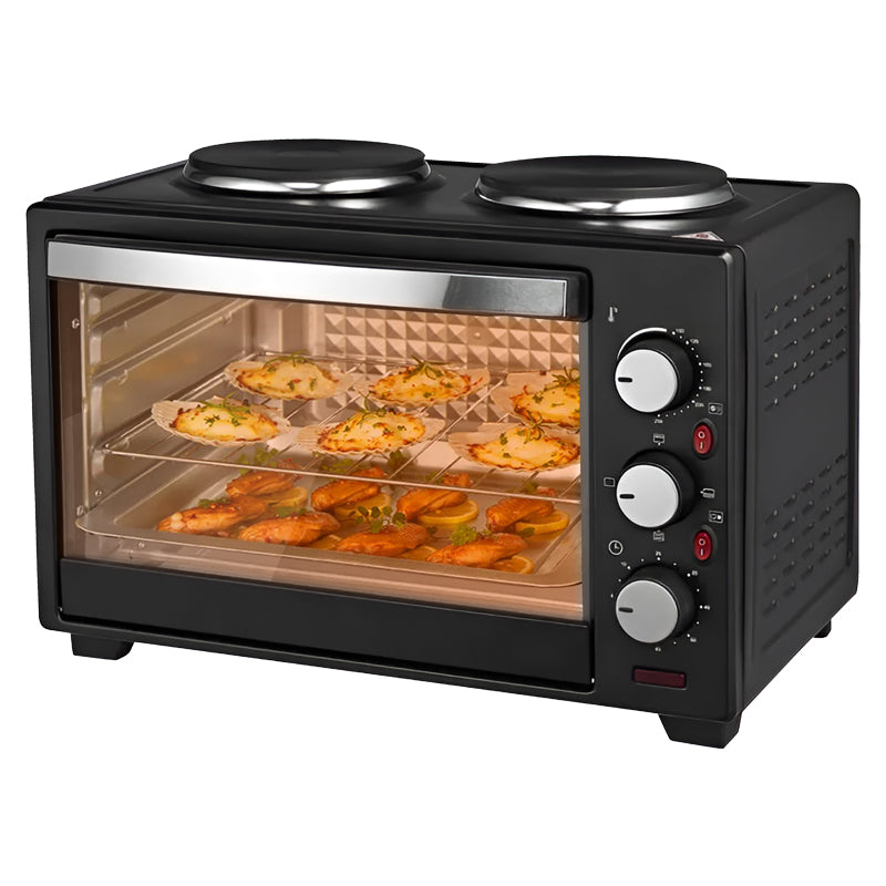 45L Large Built-in Electric Oven for Home & Commercial Use – Suitable for Baking Bread and Pizza