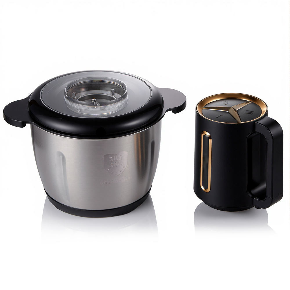 2000ML SUS304 Stainless Steel Electric Meat Grinder - 3-Speed Food Chopper for Home Kitchen