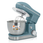Retro Style Stand Mixer: Multi-Functional Electric Egg Beater with Stainless Steel Bowl