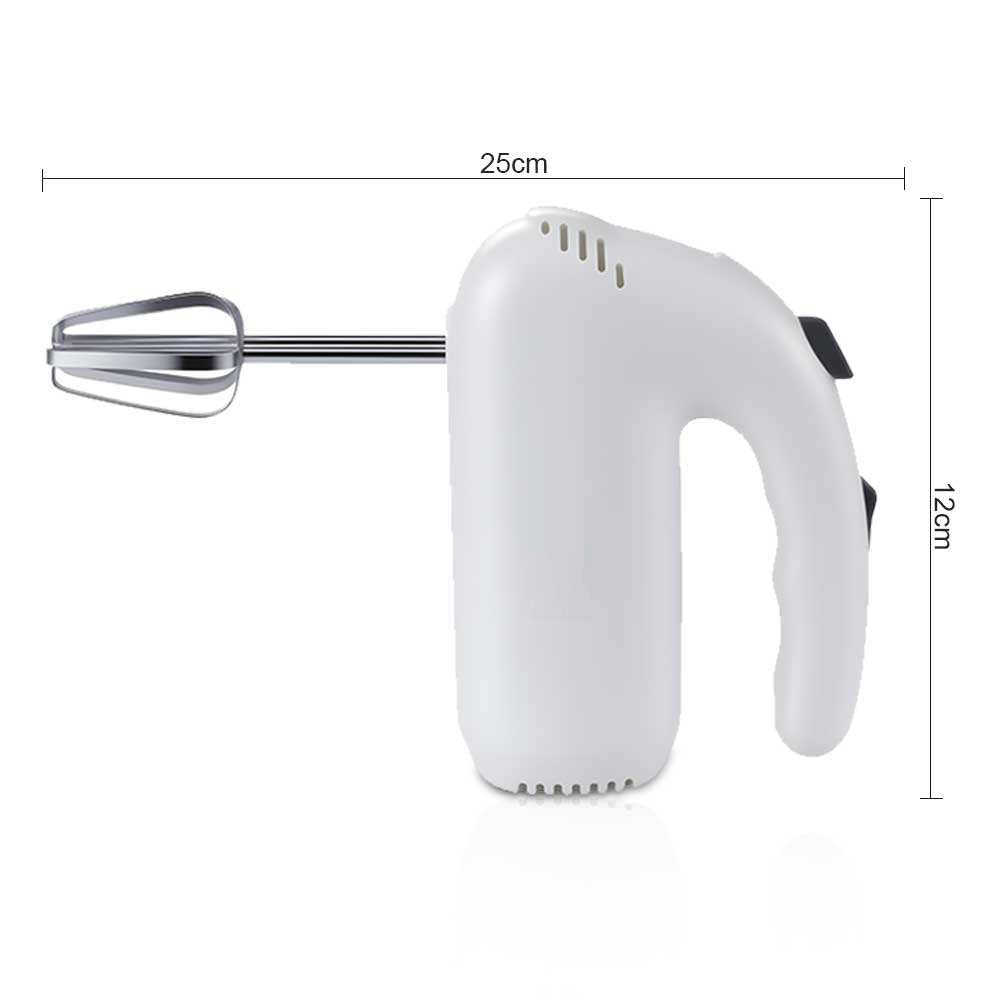 Powerful Electric Hand Mixer - 5-Speed Egg Beater for Baking & Cooking