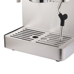 Stainless Steel Semi-Automatic Espresso Machine with Touch Screen - Perfect for Home & Café Baristas