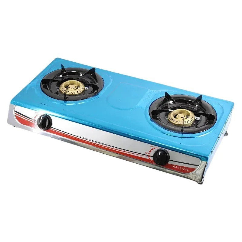 Hot selling gas double cooktop built-in dual-purpose stove, custom wholesale, household style, tempered glass for easy cleaning, high-fire energy saving with flameout protection