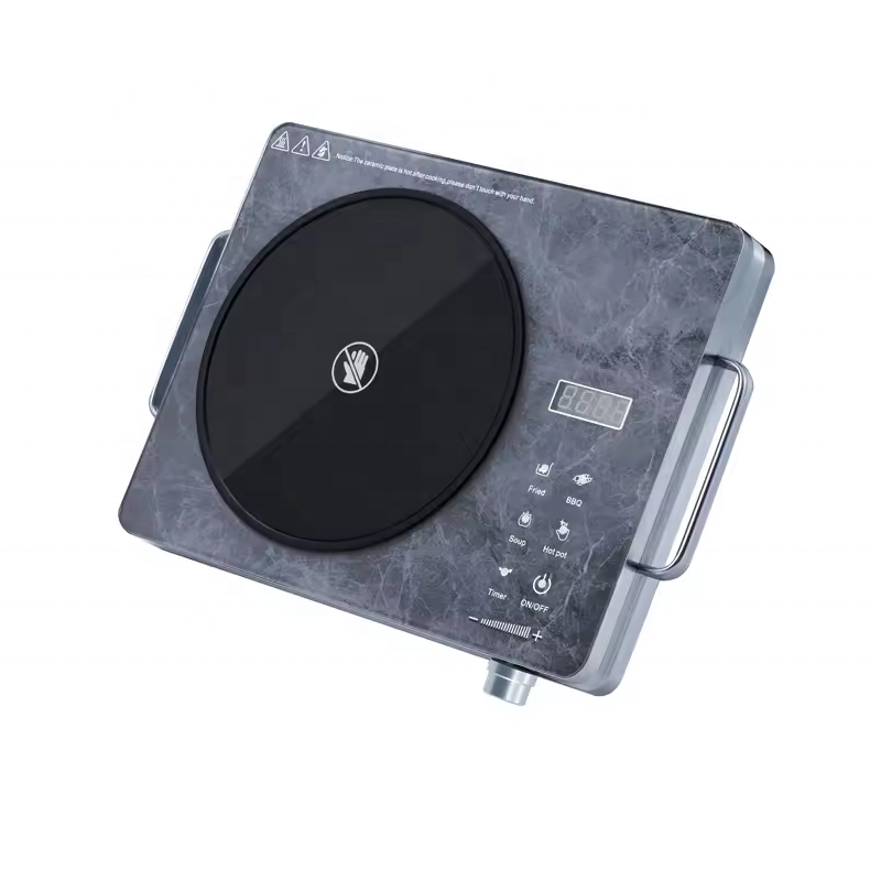 Marble Texture Electric Ceramic Cooktop - Multi-Function Portable Infrared Burner with Precision Control