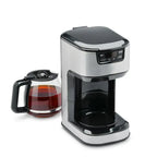 Modern Automatic Drip Coffee Machine: Suitable for Hotels, Households, Outdoor Use and RVs, with Stainless Steel Body and Electric Operation