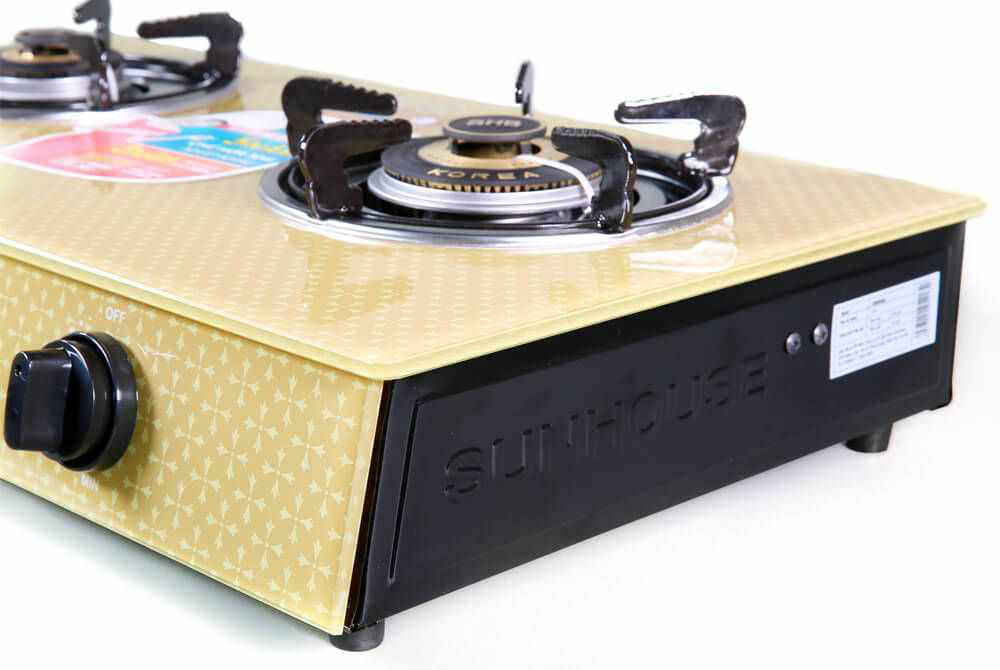 Kitchen Queen high quality portable gas stove with glass top, easy benchtop installation, suitable for home use