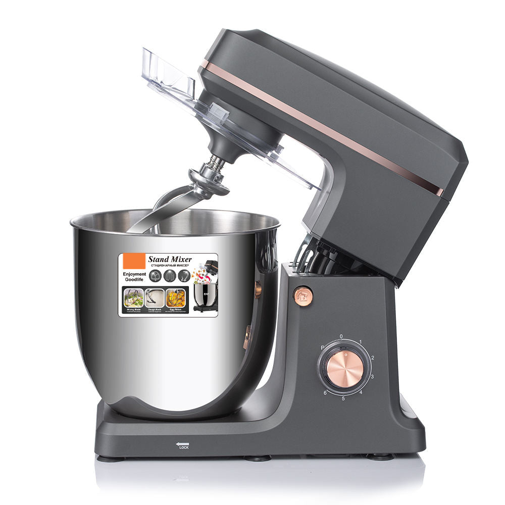 Premium 6-Speed Stand Mixer with Stainless Steel Bowl – Perfect for Baking & Dough Mixing