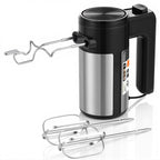 Powerful Electric Hand Mixer: 6-Speed Stainless Steel Egg Beater for Baking & Cooking