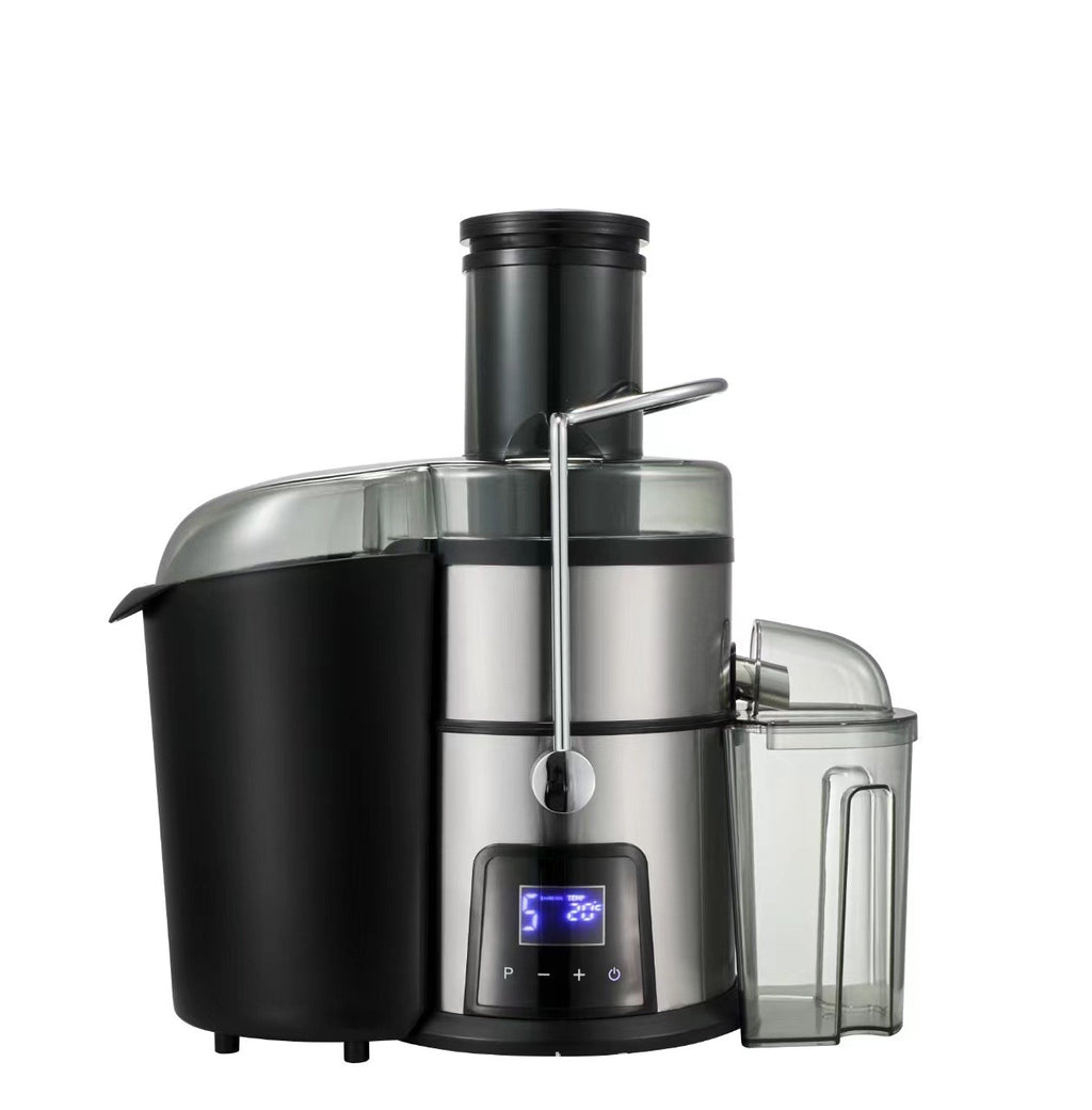 Digital Stainless Steel Centrifugal Juicer - High-Speed Juice Extractor with LCD Display for Fruits & Vegetables