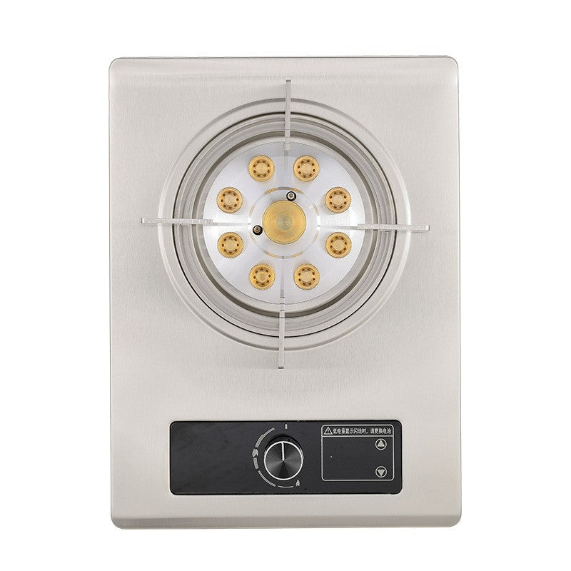 Customize stainless steel household gas stove with flameout protection and timer function for liquefied petroleum gas