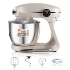 Digital Stand Mixer with Stainless Steel Bowl & Multiple Attachments – Perfect for Baking & Mixing