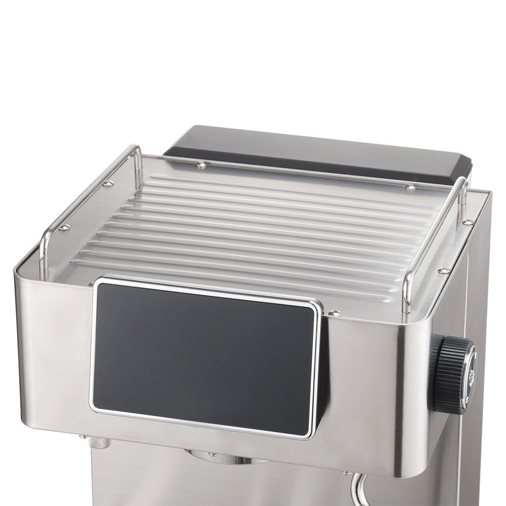 Stainless Steel Semi-Automatic Espresso Machine with Touch Screen - Perfect for Home & Café Baristas
