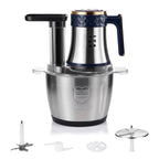 Multifunctional Stainless Steel Food Processor & Meat Grinder - 3L Large Capacity, Food-Grade Material for Effortless Chopping & Grinding