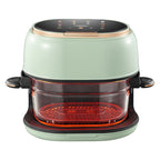 8L Square Air Fryer with Visible Window – Modern, Multi-Functional Electric Model for Home & Hotel Use, Featuring Digital Controls, Auto Power-Off, and Plastic Body