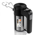 Powerful Electric Hand Mixer: 6-Speed Stainless Steel Egg Beater for Baking & Cooking