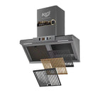 900Pa Auto-Clean Range Hood with Voice Control