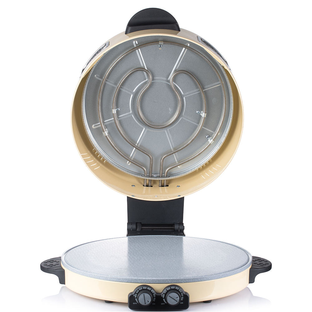 Electric Countertop Crispy-Crust Pizza Oven for Indoor Use, Family-Size, Ideal for Baking Delicious Foods