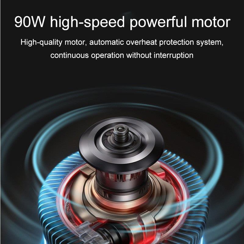 Automatic Juicer Machine, Household Fruit Juicer with Pulp Separator, Stainless Steel for Orange Lemon