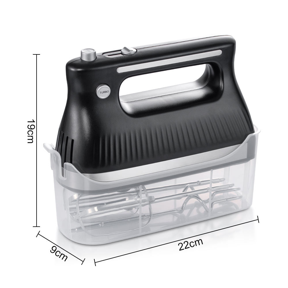 Powerful Turbo Hand Mixer with Compact Storage Case – Effortless Baking & Mixing
