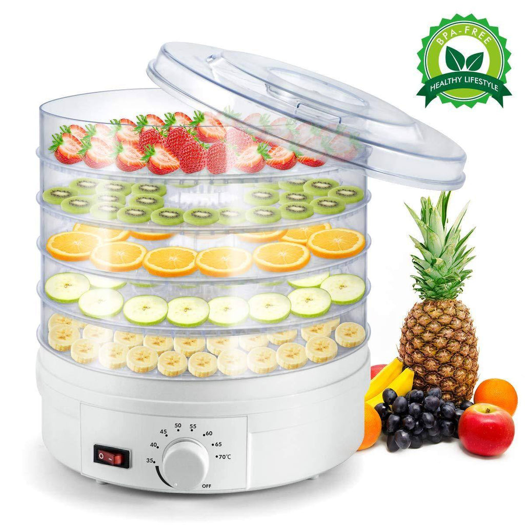 Multi-Tier Fruit and Vegetable Dehydrator - BPA-Free, Adjustable Temperature Control for Healthy Snacks