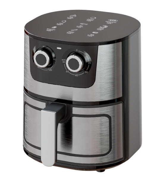 High-Quality Black Stainless Steel Air Fryer - 7L Digital Air Fryer Oven for Home or Commercial Use